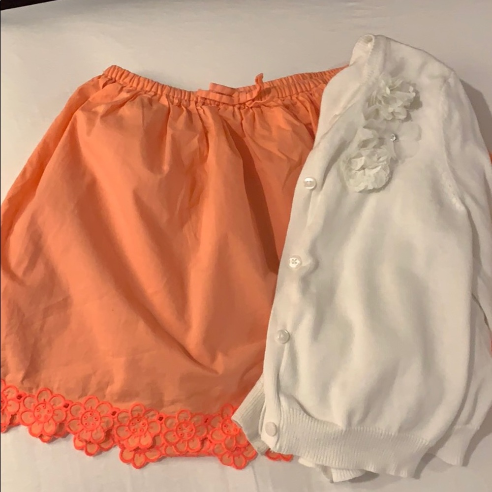 Crewcuts skirt & sweater